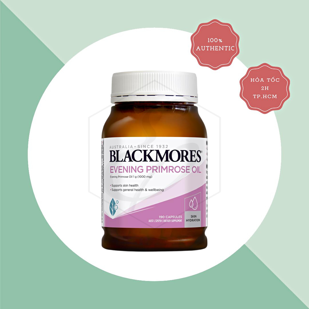 Viên uống tinh dầu hoa anh thảo Blackmore Evening Primrose Oil - 190 Viên
